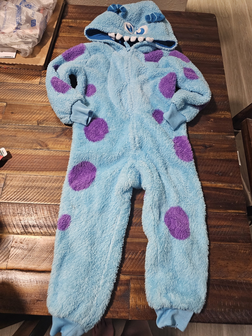 Kids Disney Sully Zip Up Cozy Pajamas - Size 4